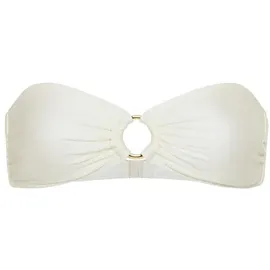 lscn by lascana Bandeau-Bikini-Top Damen Weiß 42 Cup C/D