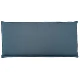 GO-DE Bankauflage SATI, 48 x 115 cm - Hellblau - Polyester - 2-Sitzer - mit Stehsaum