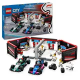 LEGO City F1 Garage mit Mercedes-AMG & Alpine Rennautos