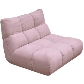 KAWOLA Drehsessel VIVIEN Cord 80 x 90 x 90 cm Rosa drehbar