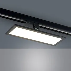 ARCCHIO LED Stromschienenstrahler LED Panel) Hairis, schwarz, 4.000 K, 30 cm, 3-Phasen / schwarz,