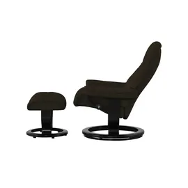 Stressless Relaxsessel mit Hocker Leder 88 x 103 x 78 cm Braun
