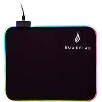 Verbatim SureFire Silent Flight RGB-320 Gaming Mousepad, schwarz
