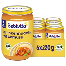 Bebivita Schinkennudeln mit Gemüse 6 x 220 g