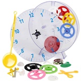 Technoline Techno Line Model kids clock Mechanisch Wanduhr Lernbausatz 20 cm x 3.5cm Transparent