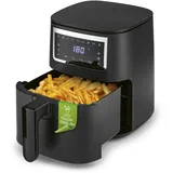 GOURMETmaxx Heißluftfritteuse 4 L | Fritteuse mit Touchscreen, 9 Funktionen & 8 Programme und Shake-Reminder