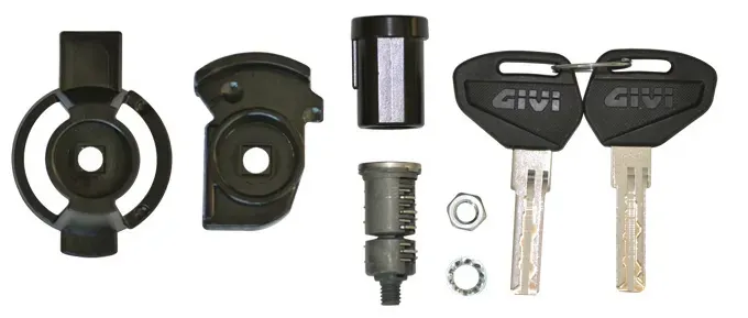 Givi Security Lock, écluse de replacemant - Noir