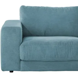 jette home Ecksofa Cord Sila ¦ türkis/petrol ¦ Maße (cm): B: 325 H: 85 T: 224.0