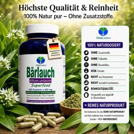 Vitalleben Frischblatt Bärlauch Kapseln 360 St.