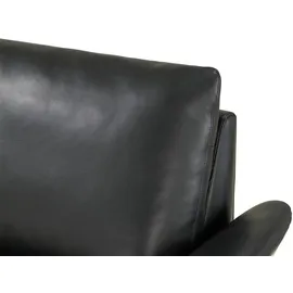 Nils Olsen Ledersofa aus Echtleder Alva ¦ schwarz ¦ Maße (cm): B: 244 H: 87 T: 101.0