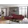 W.Schillig Ecksofa »piedroo, Designsofa mit tollem Sitzkomfort, L-Form«, Kopfteilverstellung, wahlweise mit Sitztiefenverstellung, Breite 303cm rot