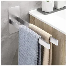 luxuskollektion Handtuchstange Doppelt Silber