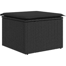 vidaXL Garten-Lounge-Set 8-tlg. schwarz