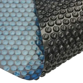 vidaXL Treibende Solarplane PE 732 x 366 cm schwarz/blau