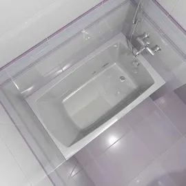Polysan LILY Rechteckbadewanne 130 x 70 cm (77511)