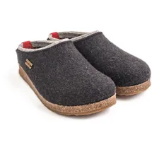 HAFLINGER Grizzly Kris Pantoffel Grau 44