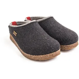 HAFLINGER Grizzly Kris Pantoffel Grau 44