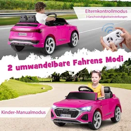 Costway Audi SQ8 Kinder Elektroauto 12V schwarz (nicht verfügbar)