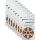 8x VARTA PowerOne 6er Blister Hörgerätebatterien Knopfzelle Typ 312 PR 41 P312 A