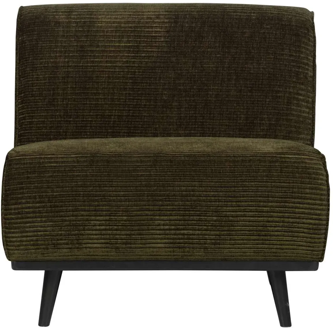 Modulsofa aus Jacquard, modern gepolstert, Olive, weiches Gewebe, Birkenholzgestell