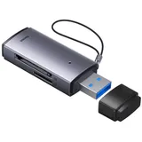 Baseus Lite Serie USB-A Kartenleser Grau