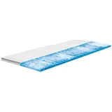 Frankenstolz Relax Gelart Matratzentopper 90 x 200 cm Weiß