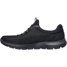 SKECHERS Summits Top Player Damen Sneaker, Black Mesh Trim, 35 EU