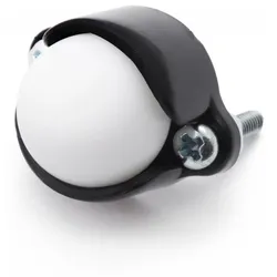 Pololu Ball Caster, 0,5 Zoll Plastikkugel, ABS Gehäuse, höhenverstellbar für kleine Roboter