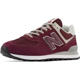 burgundy/white 44