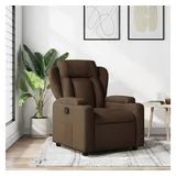 vidaXL Relaxsessel Braun Stoff