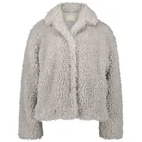 Amber & June Plüschjacke grau 44