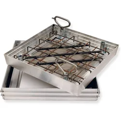 Zarges Aluminium Schachtabdeckung mit Wanne 635 mm x 635 mm