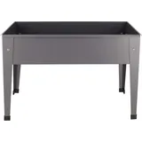 Esschert Design Kinderhochbeet Metall 45 x 45 x 45 cm Anthrazit