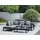 vente-unique Garten-Ecksofa - Aluminium - Anthrazit - MOLOKAI von MYLIA