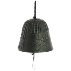 Windspiel Furin Iwachu Tsurigane 4,5 cm Schwarz