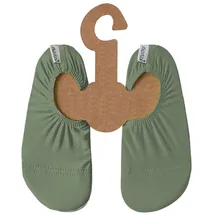 Slipstop Kinder Hausschuhe Badeschuhe BASIL green, Größe:33/35 EU - 33/35 EU