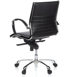 HJH Office PARMA 10 Leder Schwarz