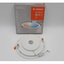 LEDVANCE Smart+ WiFi LED-Einbauleuchte Downlight Slim TW Weiß Ø 22,5 cm