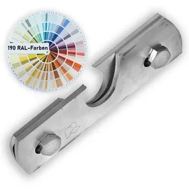 GAH Alberts Zaunpfosten 3 x 40 cm Grau/Stahl