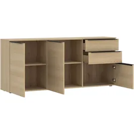 Tom Tailor HOME Kommode Lowboard 165 cm Beige Holz
