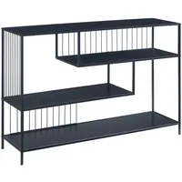 [en.casa] Konsolentisch Oxelösund 120x33x80 cm Schwarz