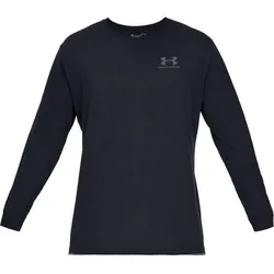 UNDER ARMOUR Herren Langarm SPORTSTYLE LEFT CHEST, BLACK, L