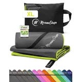 NirvanaShape Mikrofaser Handtuch, Microfaser Handtücher als Badetuch, Reisehandtuch, Strandtuch, Sporthandtuch für Fitness, Strand, XL 200 x 100 cm