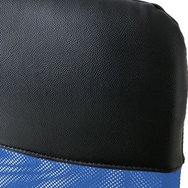 Import [Generic] Rebecca Mobili Bürostühle aus Kunstleder und Nylon, schwarz und blau - Blau