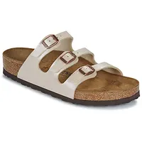 BIRKENSTOCK  Pantoffeln Florida BF Graceful Pearl White  in Beige, 38