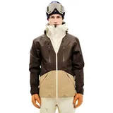 The Mountain Studio Gore-tex Pro 3l Jacke - Castle Wall / Delicioso Brown / Sand - M