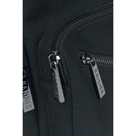 Banned Moloch Pentagram Rucksack Schwarz