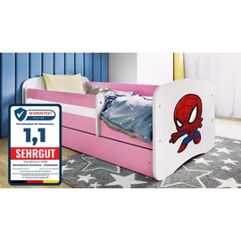 raumhirsch furniture Kinderbett Raumhirsch 80 x 180 cm Holzwerkstoff rosa
