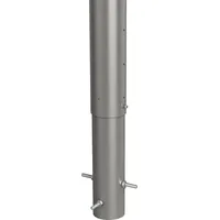Biohort Steher für Sichtschutz zum Einbetonieren 180 cm hvst. Quarzgrau-Metallic