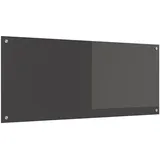 vidaXL Küchenrückwand dunkelgrau 120x50x0,6 cm Hartglas